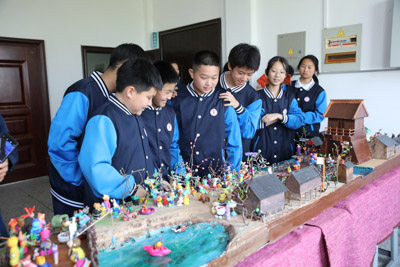 软陶作品《清明上河图》